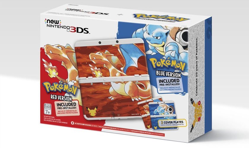 Nintendo 3DS Red Version y Blue Version