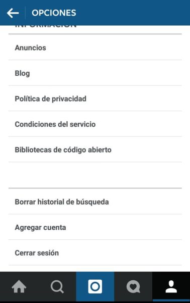 instagram agregar cuenta