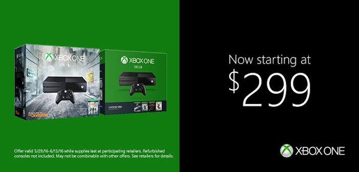 xbox one a $299 e3 2016