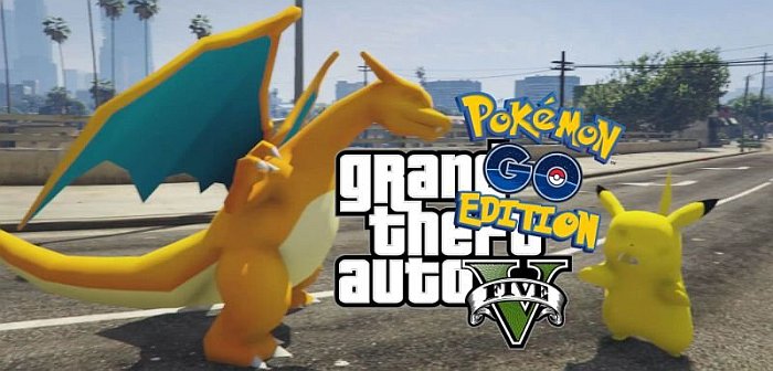 pokemon go gta v mod