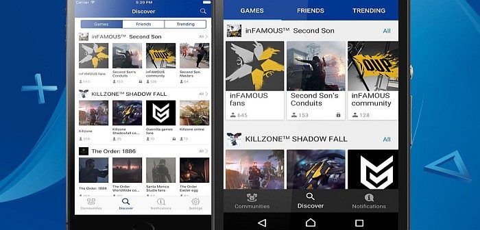 playstation communities app