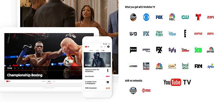 tv por internet youtube tv