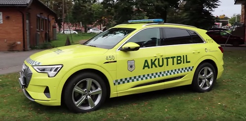 Audi e-tron llega como el SUV para el sector salud en Noruega