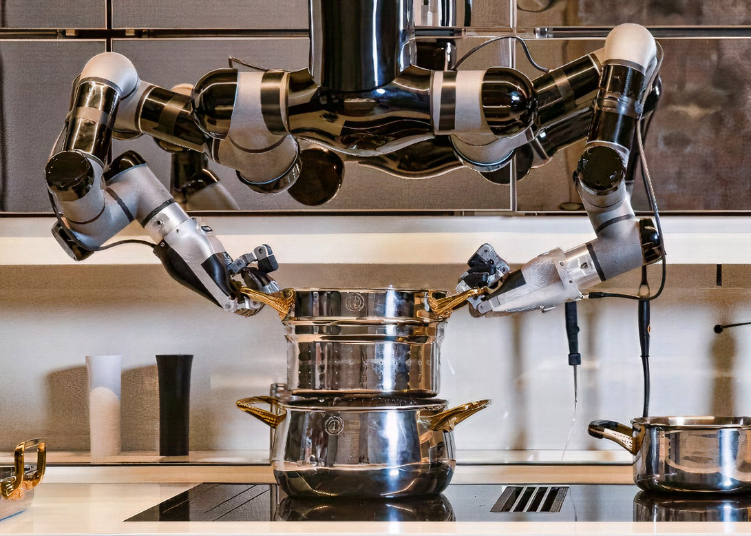 Moley Robotics presenta la primera cocina robótica y hasta limpia